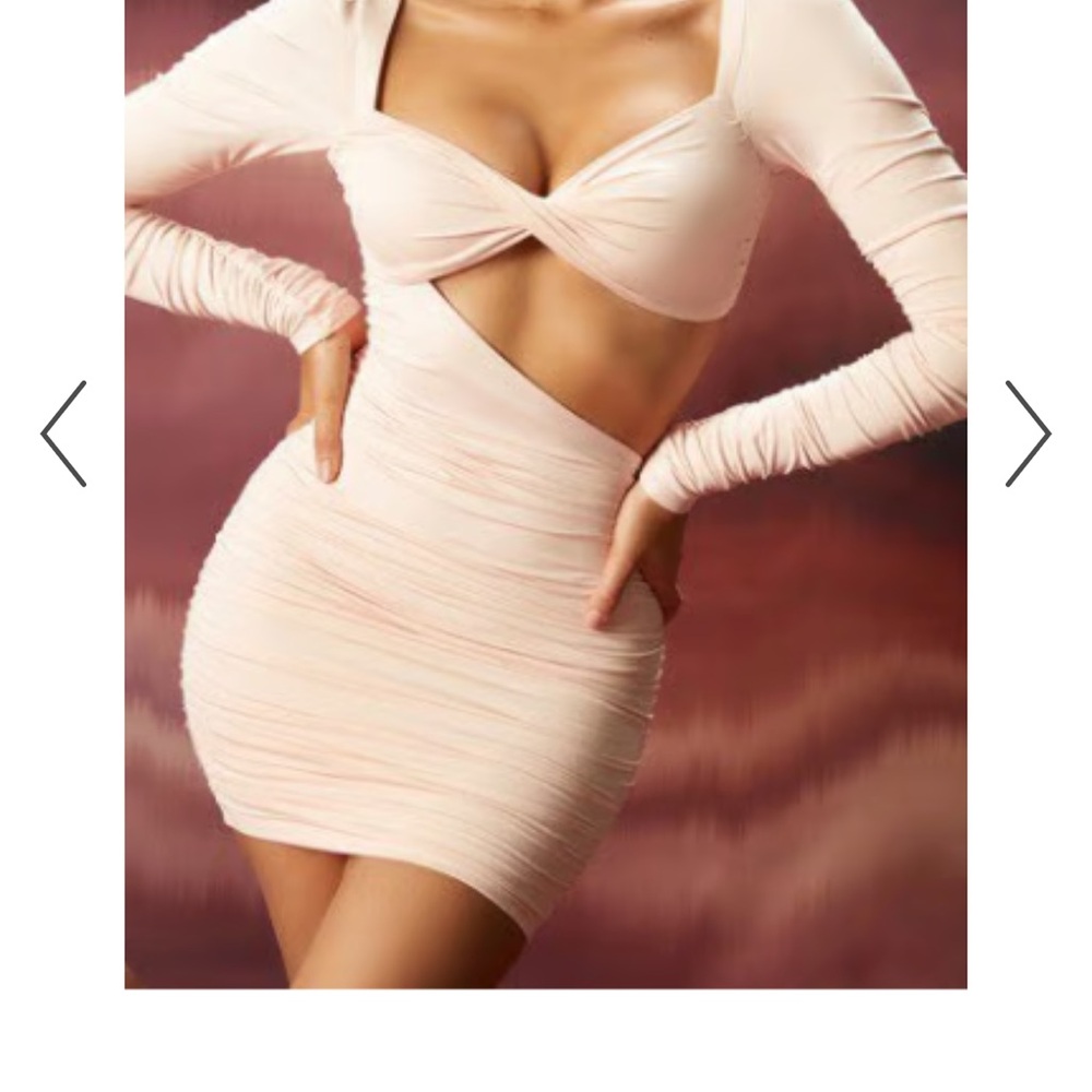 Oh Polly Blush Pink Dress